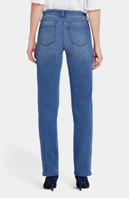 Nydj Marilyn High Waist Straight Leg Jeans In Blue Island