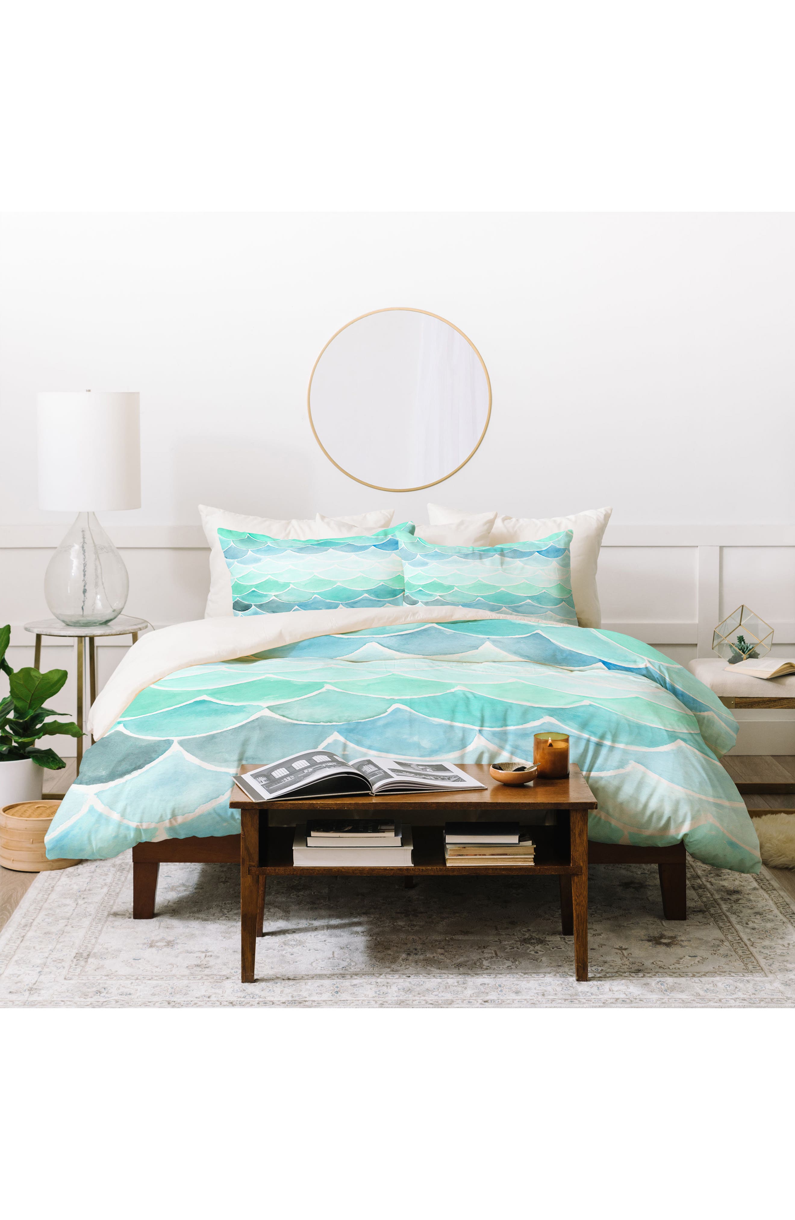 Deny Designs Mermaid Scales Duvet Cover Sham Set Nordstrom