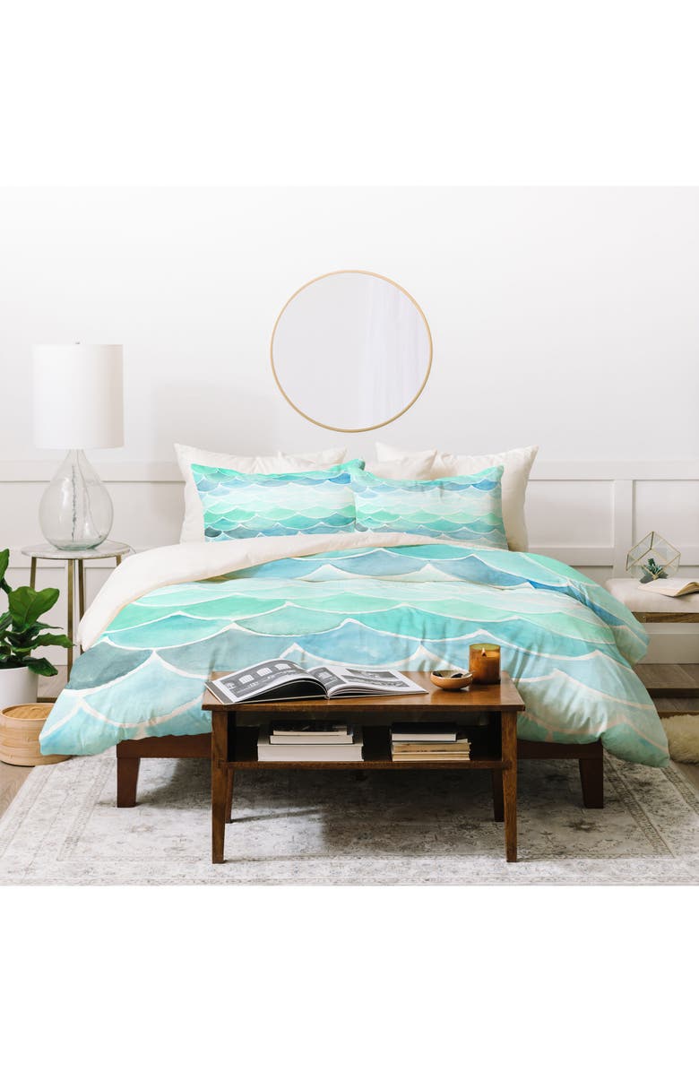 Deny Designs Mermaid Scales Duvet Cover Sham Set Nordstrom