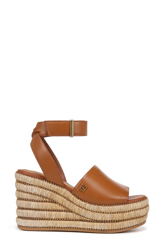 Shop Franco Sarto L-toni Wedge Platform Sandal In Tan