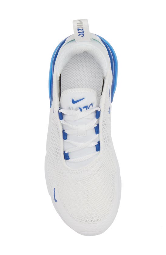 Shop Nike Kids' Air Max 270 Sneaker In White/ Game Royal/ Grey/ White