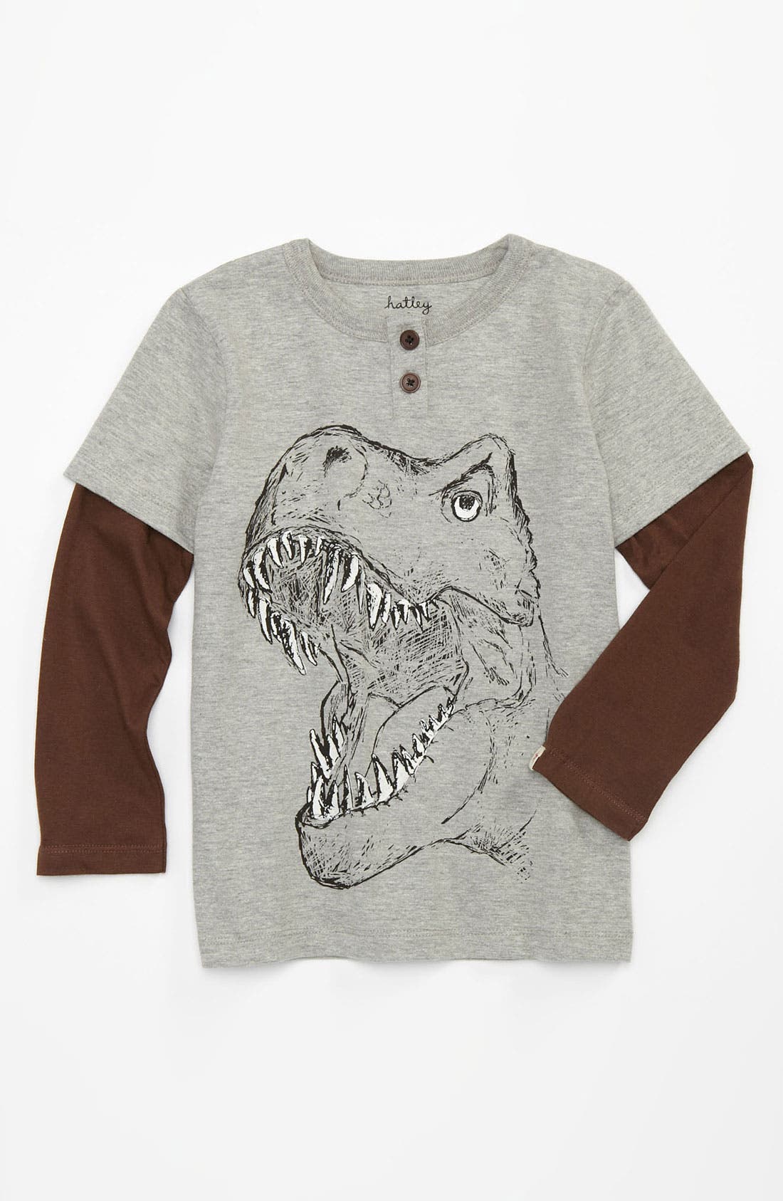 Hatley 'Dinosaurs' Graphic Henley TShirt (Toddler) Nordstrom
