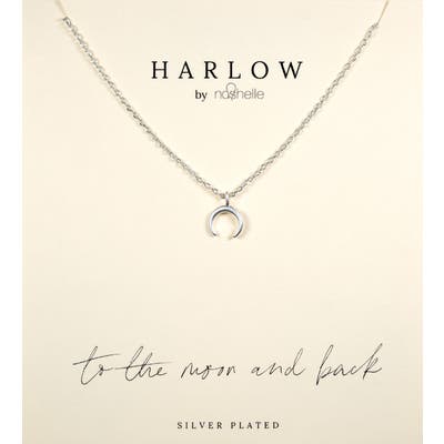 Harlow By Nashelle Crescent Moon Boxed Necklace