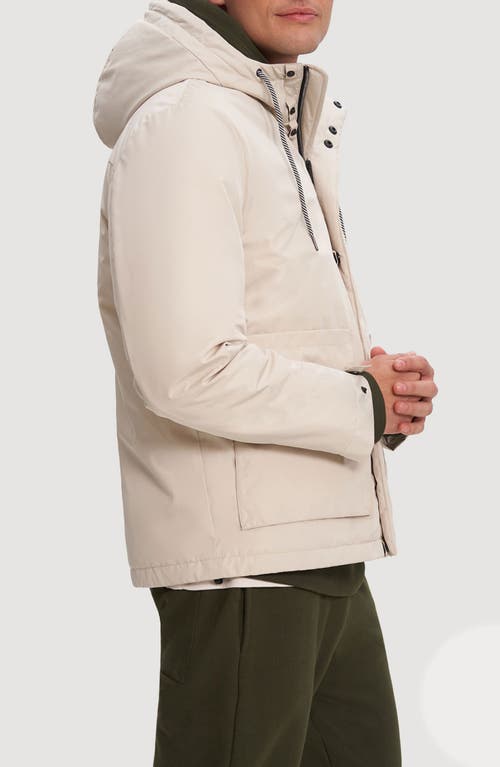 Noize Trent Windbreaker In Oat