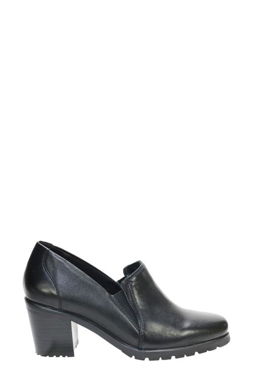 David Tate Craft Pump In Black Lamb