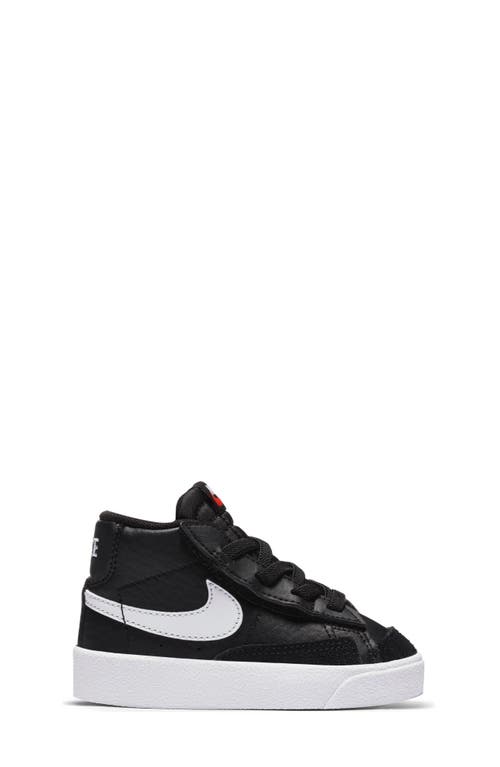 Shop Nike Kids' Blazer Mid '77 Sneaker In Black/white/white