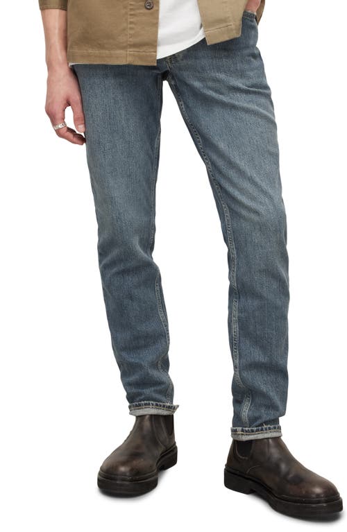 Allsaints Rex Slim Fit Jeans in Tinted Indigo