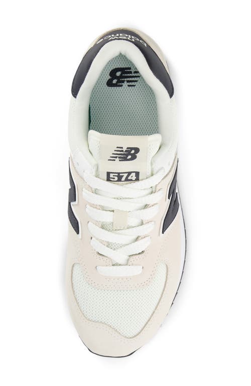 Shop New Balance 574 Sneaker In Linen/sea Salt