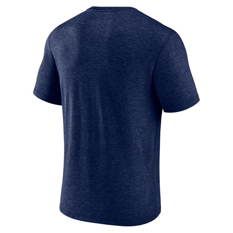 Dallas Cowboys 60th Anniversary Stats Tri-Blend T-Shirt - Navy