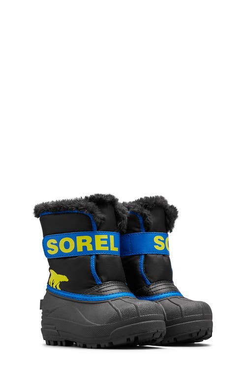 SOREL Snow Commander Insulated Waterproof Boot in Black at Nordstrom, Size 13 M