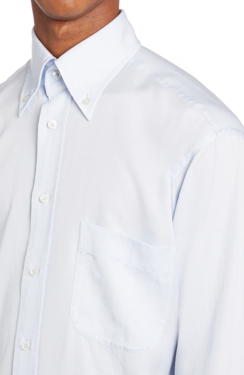 TOM FORD Fluid Fit Lyocell Button-Down Shirt | Nordstrom