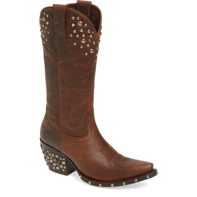 Ariat Calypso Studded Western Boot, Brown