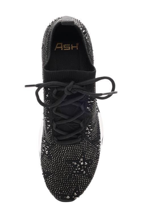 Ash Women's Lucky Star Lace Up Sneakers In Black