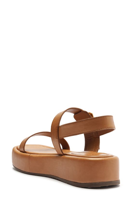 Shop Schutz Wavy Ankle Strap Platform Sandal In Miele