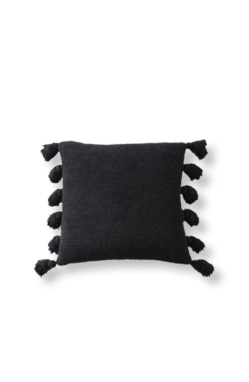Sunday Citizen Pom Pom Accent Pillow in Black at Nordstrom