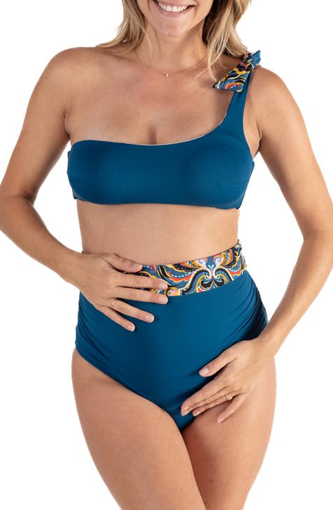 Mykonos Full Bodice High-Neckline Mastectomy Swimsuit – Pink