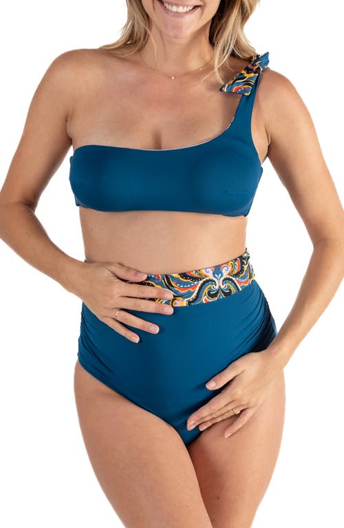 Cache Coeur Tzigane Maternity/Nursing Two-Piece Swimsuit in Multicolor