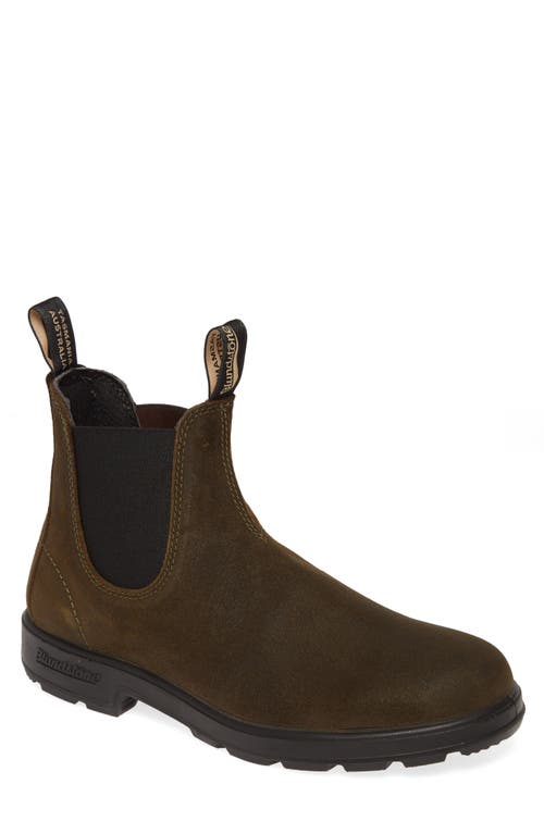 Gender Inclusive Blundstone Original Series Chelsea Boot in Dark Olive