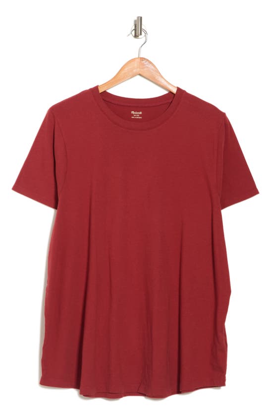 Madewell Madewel Rack Vintage Tee In Rusted Red