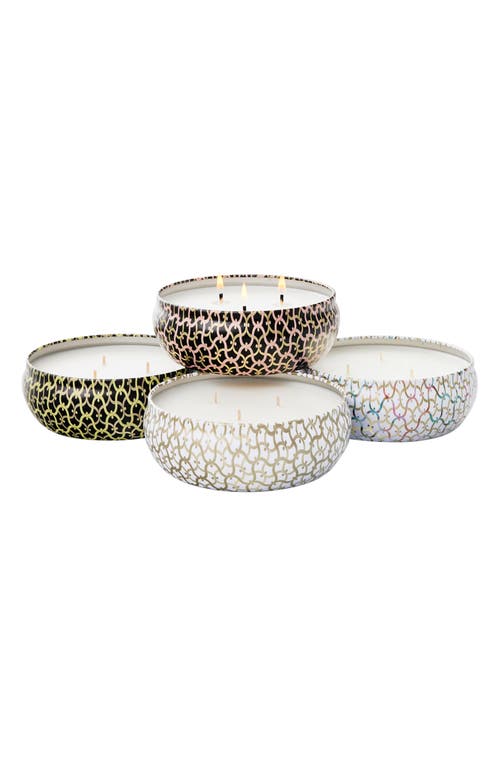 Voluspa Maison Set of 4 3-Wick Tin Candles in Green at Nordstrom