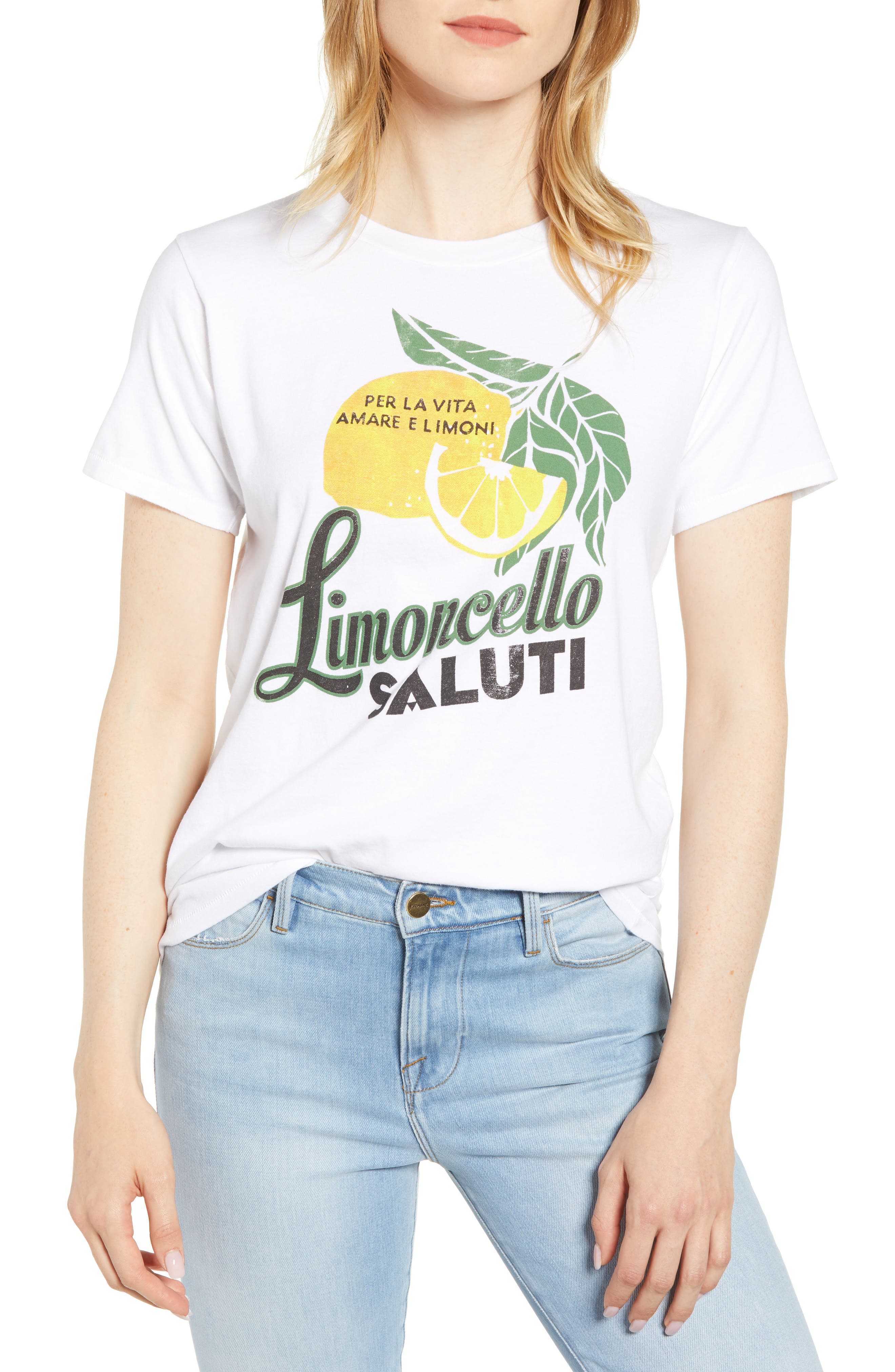 J Crew Limoncello Tee Regular Plus Size Nordstrom