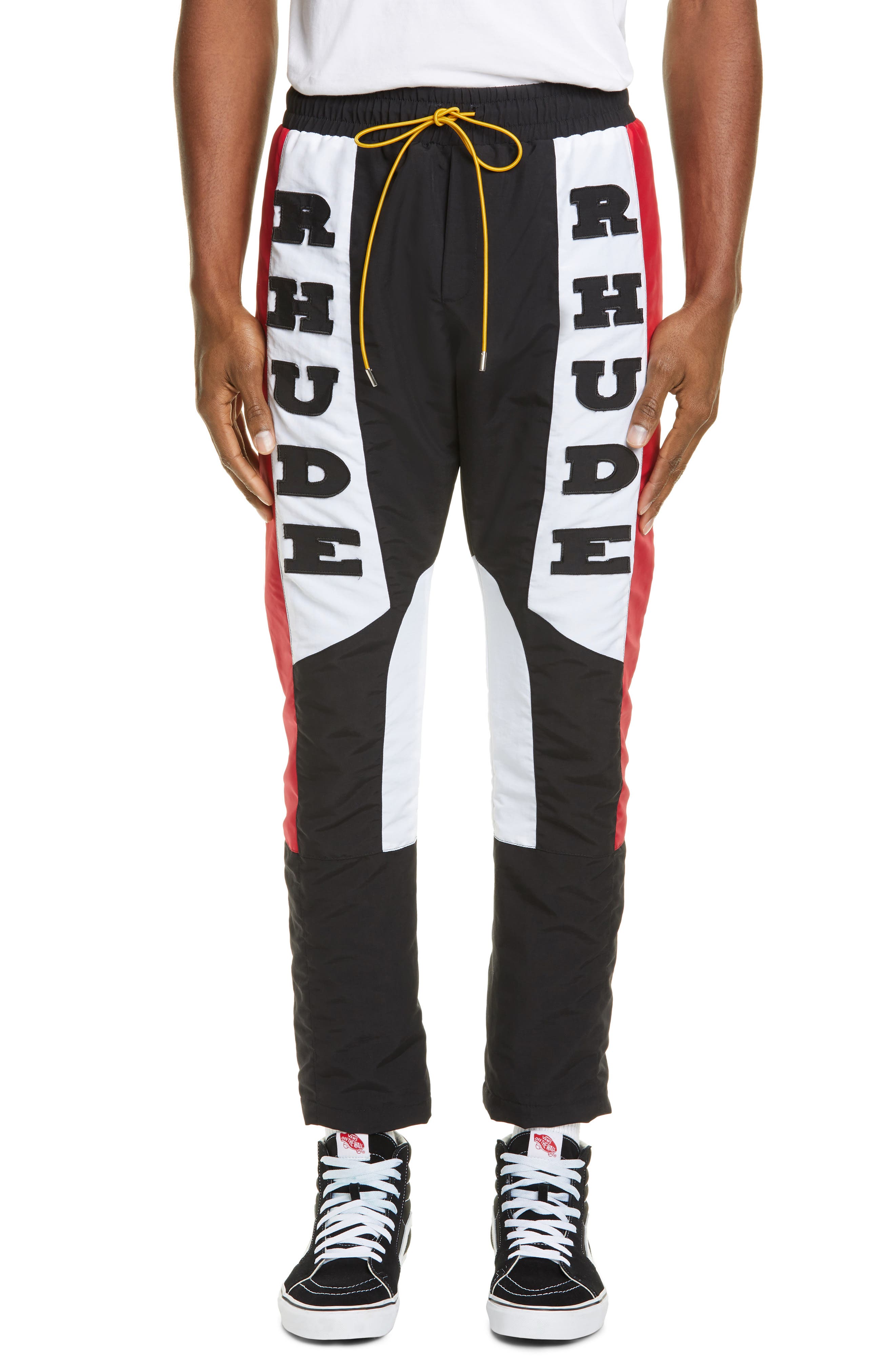Rhude Pants Rhacing Colorblock Nylon Track Pants