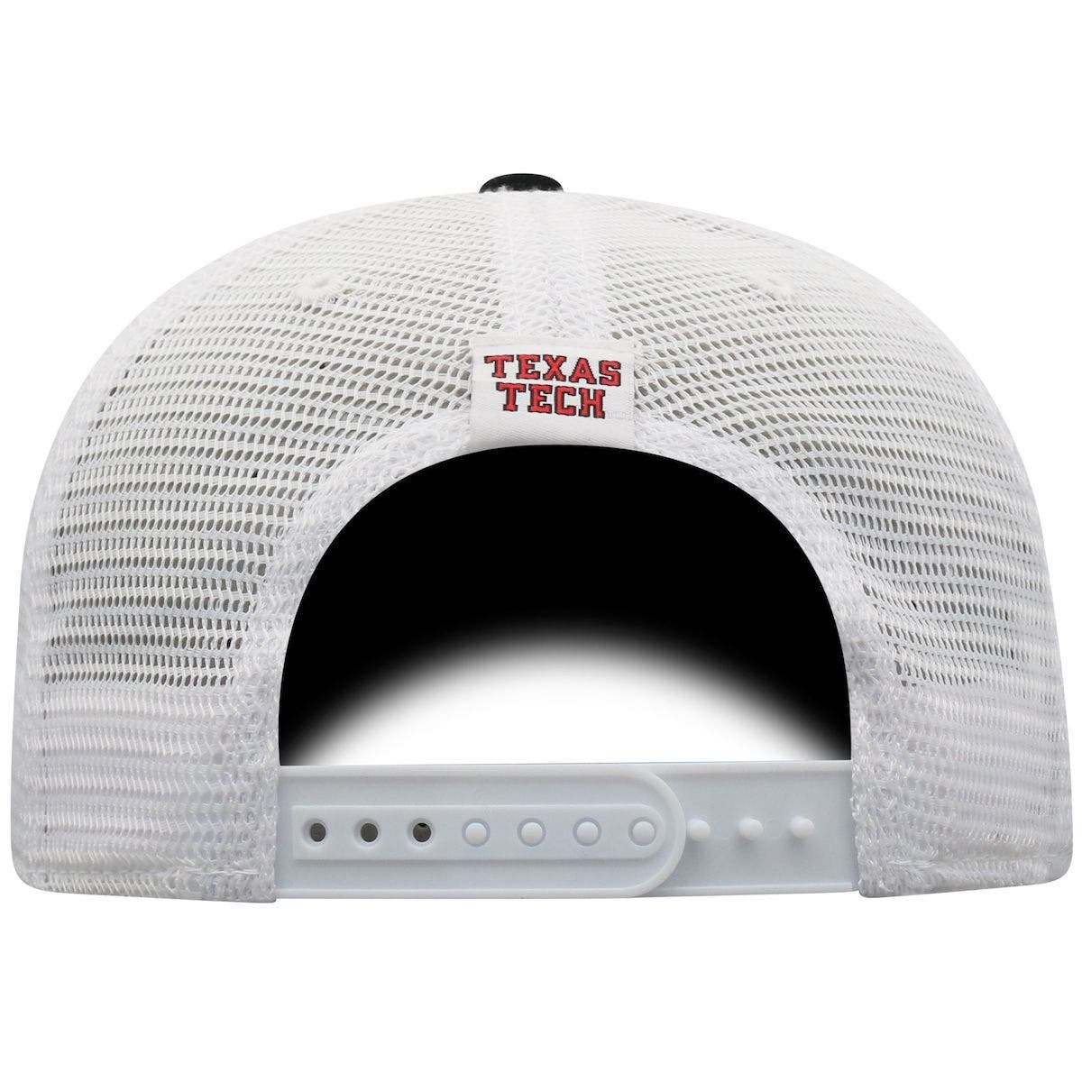 Top Of The World Men S Top Of The World Black White Texas Tech Red Raiders Trucker Snapback Hat Nordstrom
