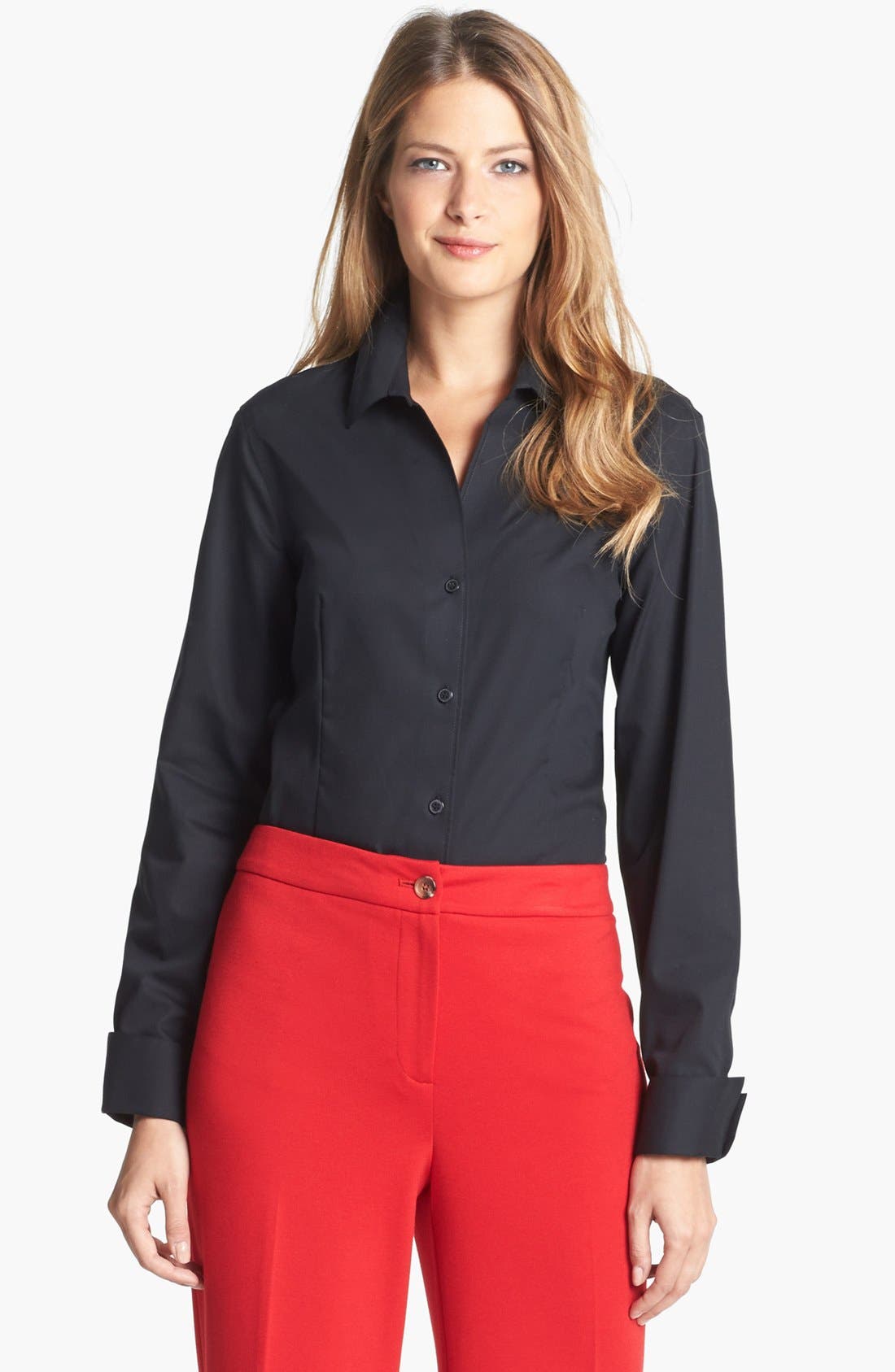 Jones New York Collection NoIron Shirt (Regular & Petite) Nordstrom