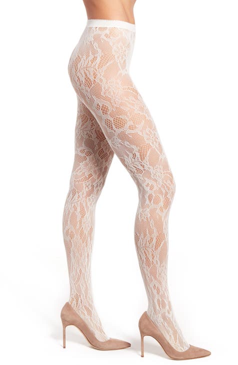  Women's Tights - Ivory / Women's Tights / Women's Socks &  Hosiery: Clothing, Shoes & Jewelry