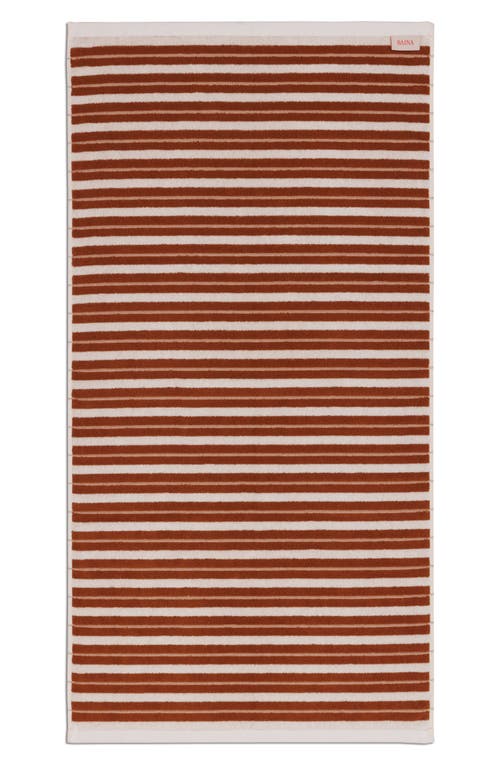 Baina San Luis Organic Cotton Hand Towel In Fuyu / Chalk