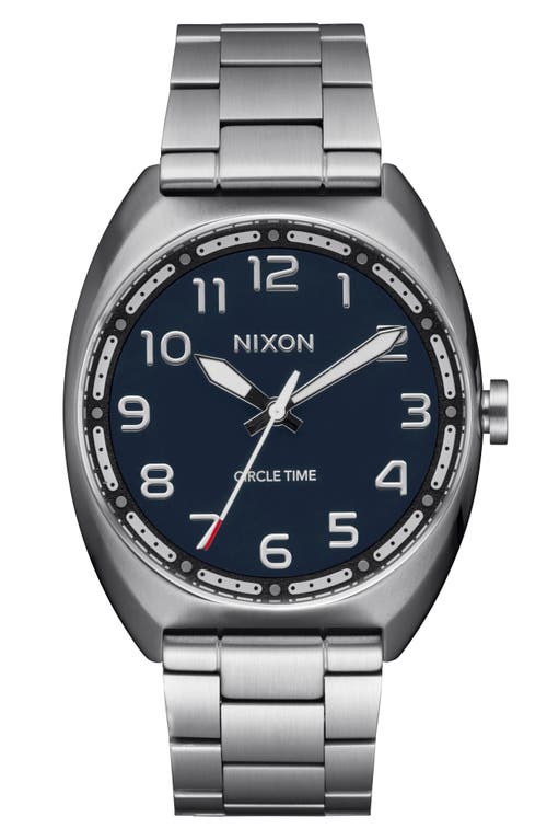 Shop Nixon Mullet Bracelet Watch, 38mm In Silver/teal