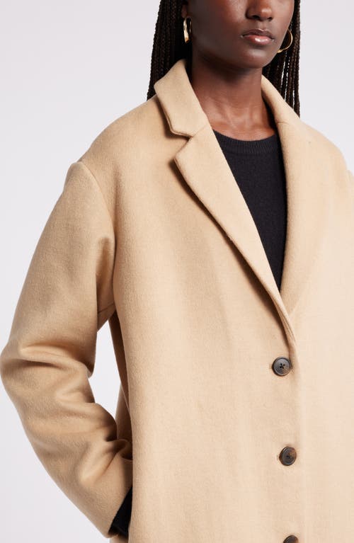 Shop Nordstrom Oversize Coat In Camel