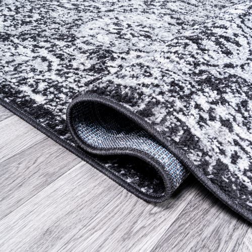 Jonathan Y Modern Persian Boho Vintage Trellis Area Rug In Black/ivory