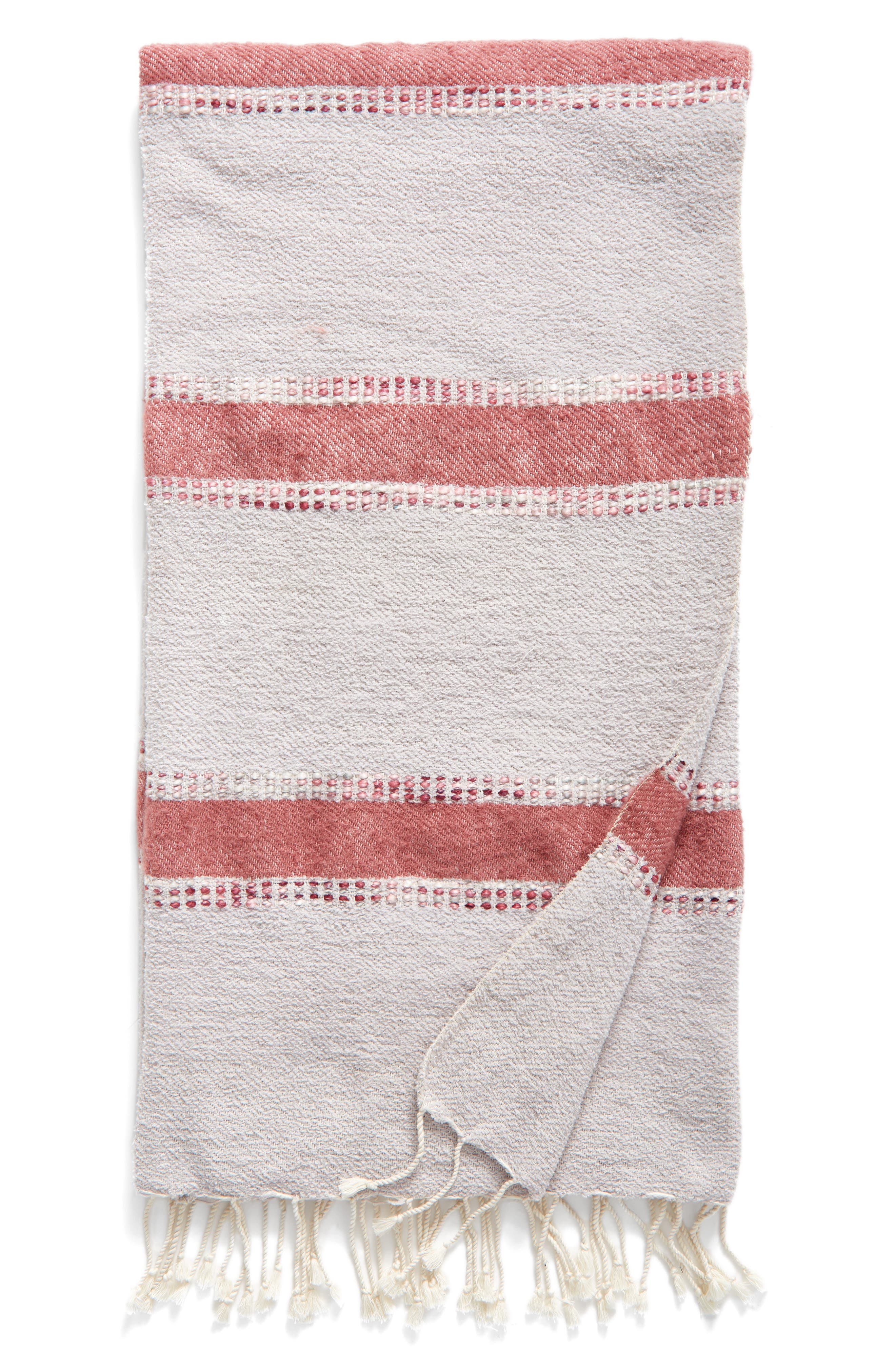 Nordstrom at Home Brushed Stripe Throw Nordstrom