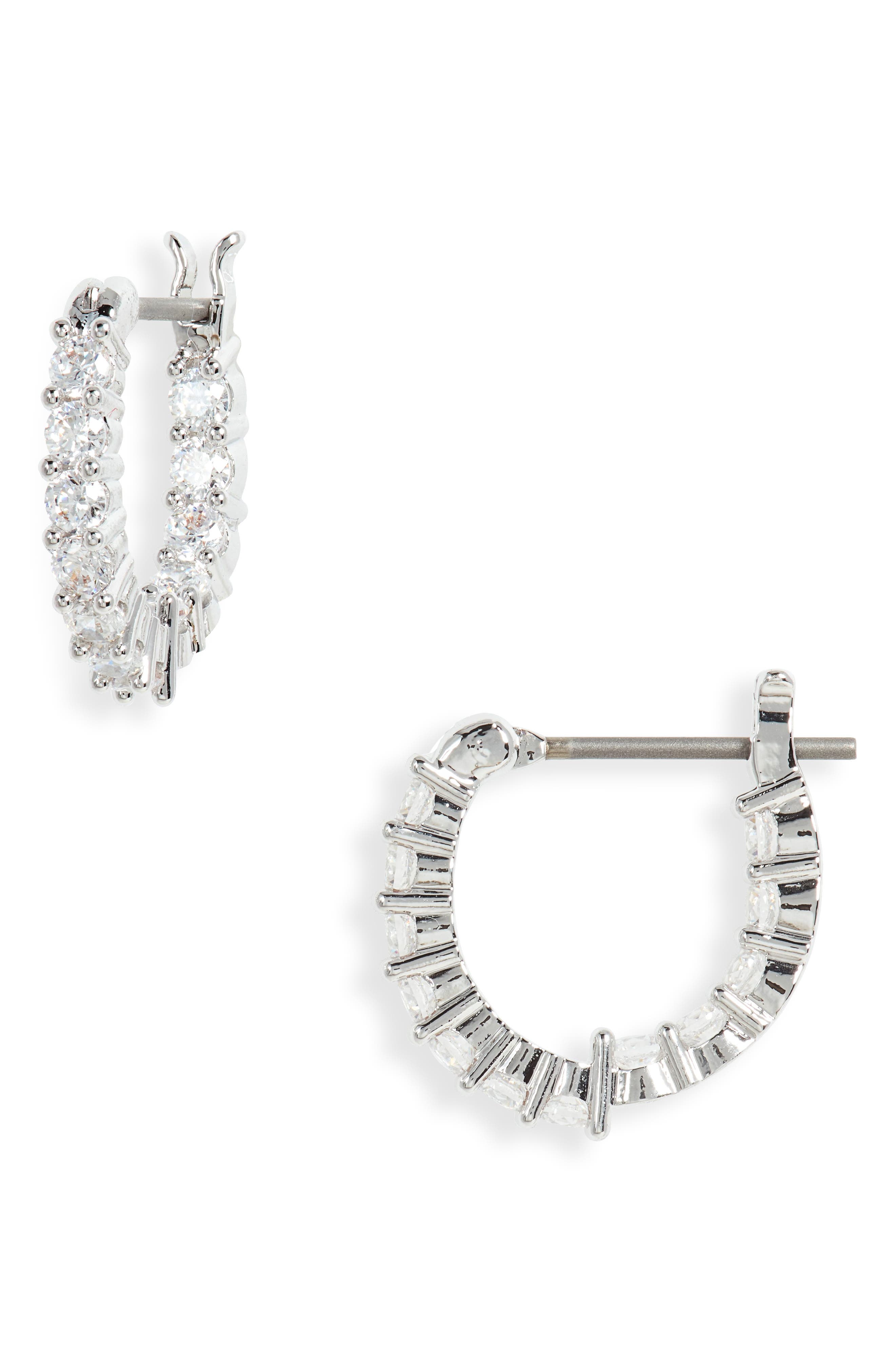 swarovski vittore mini hoop earrings