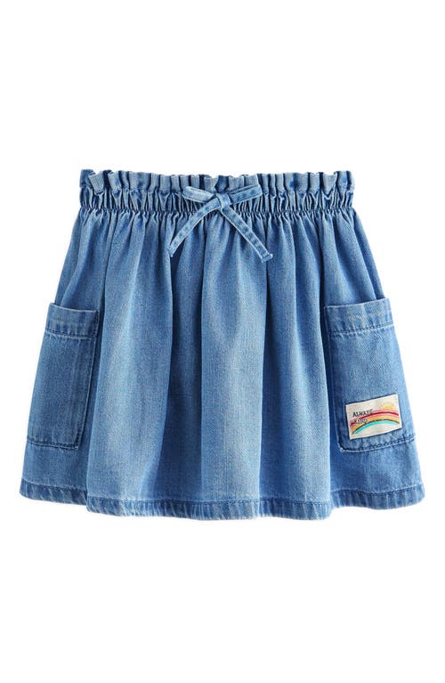 NEXT Kids' Cargo Denim Skirt Blue at Nordstrom,