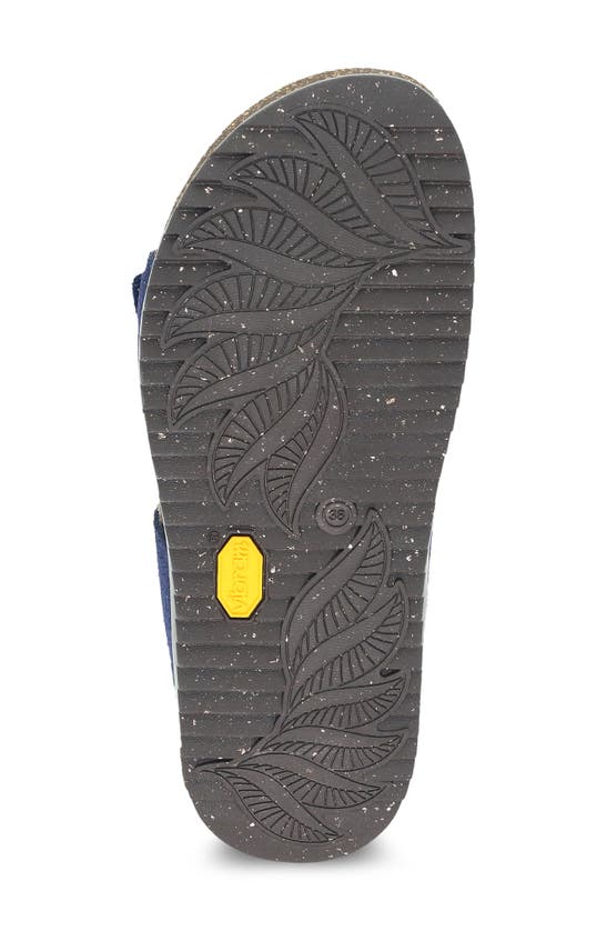 Shop Dansko Dayna Strappy Slide Sandal In Navy