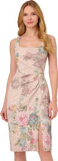 Adrianna papell outlet floral sheath dress