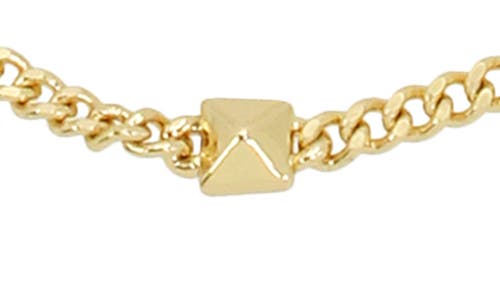 Shop Allsaints Nugget Collar Necklace In Gold