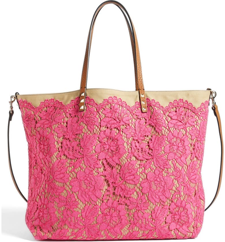 Valentino 'Glam' Reversible Lace Tote | Nordstrom