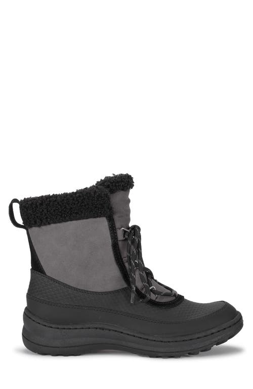 Baretraps Alta Water-resistant Faux Shearling Lined Boot In Dark Gray/black