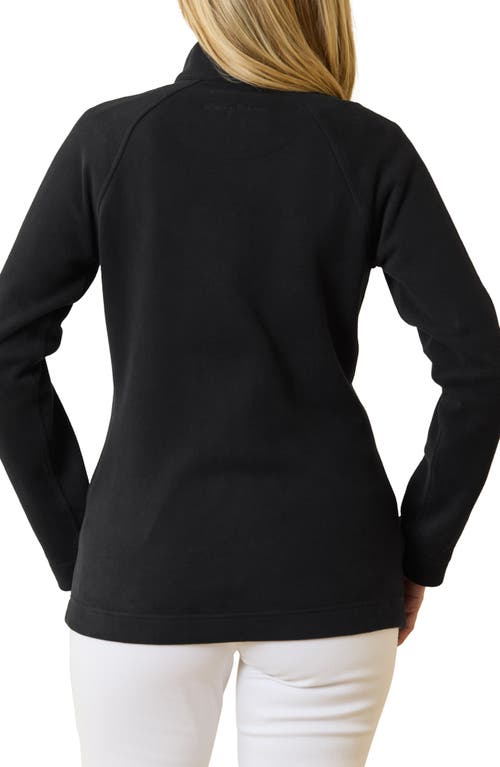 Shop Tommy Bahama New Aruba Zip Jacket In Black