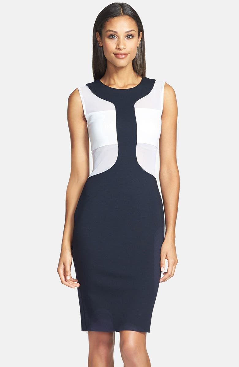 B44 Dressed by Bailey 44 'Defender' Mesh Inset Ponte Dress | Nordstrom