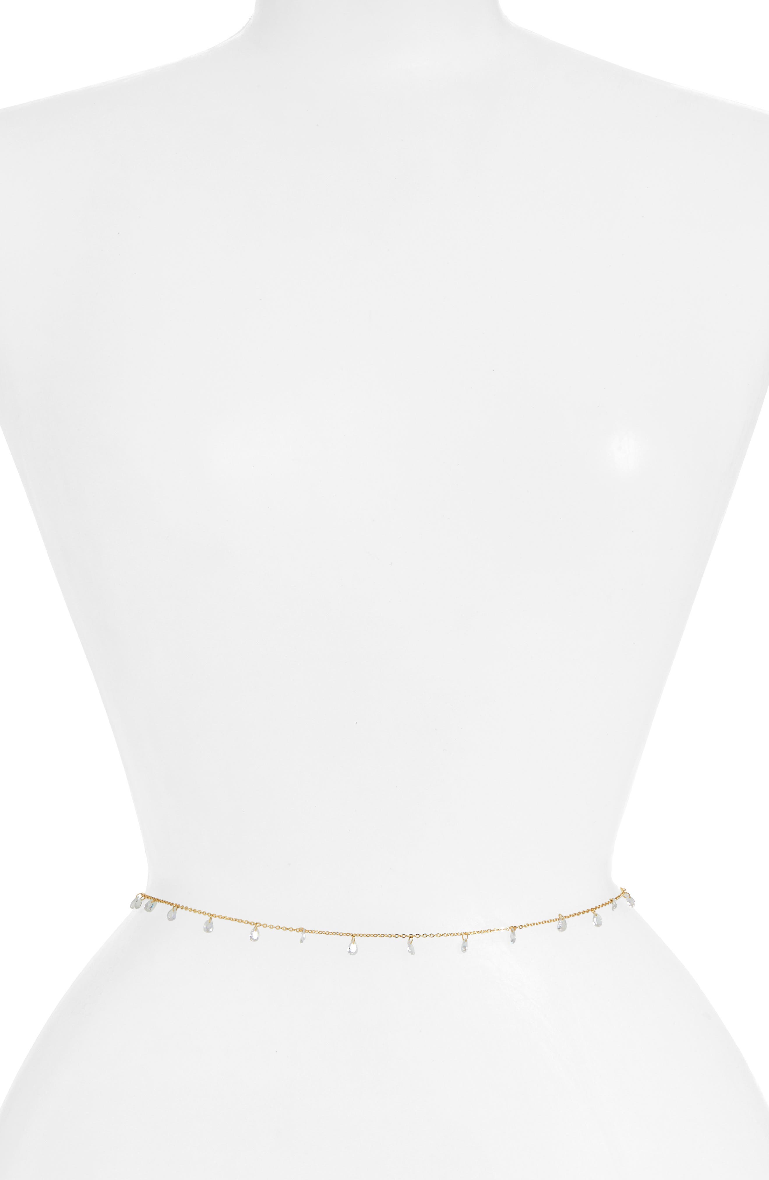 VIDAKUSH Dainty Crystal Belly Chain Nordstrom