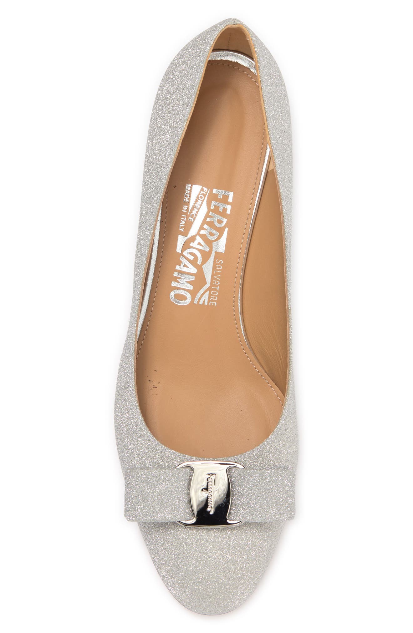 ferragamo glitter pump