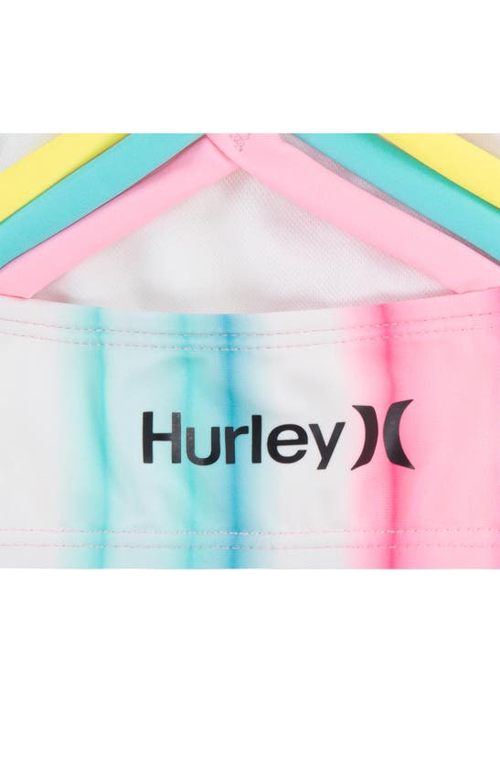 Shop Hurley Kids' Braided Two-piece Swimsuit In Pink Multi