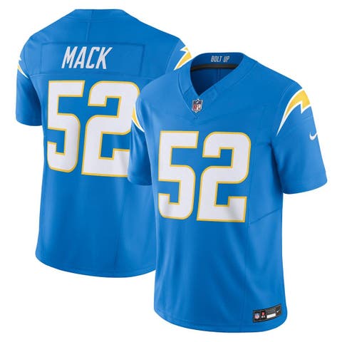 Men's Nike Khalil Mack Powder Blue Los Angeles Chargers Vapor F.u.s.e 