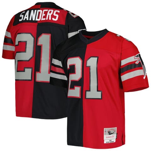 Men's Mitchell & Ness Deion Sanders Scarlet San Francisco 49ers Legacy  Replica Jersey