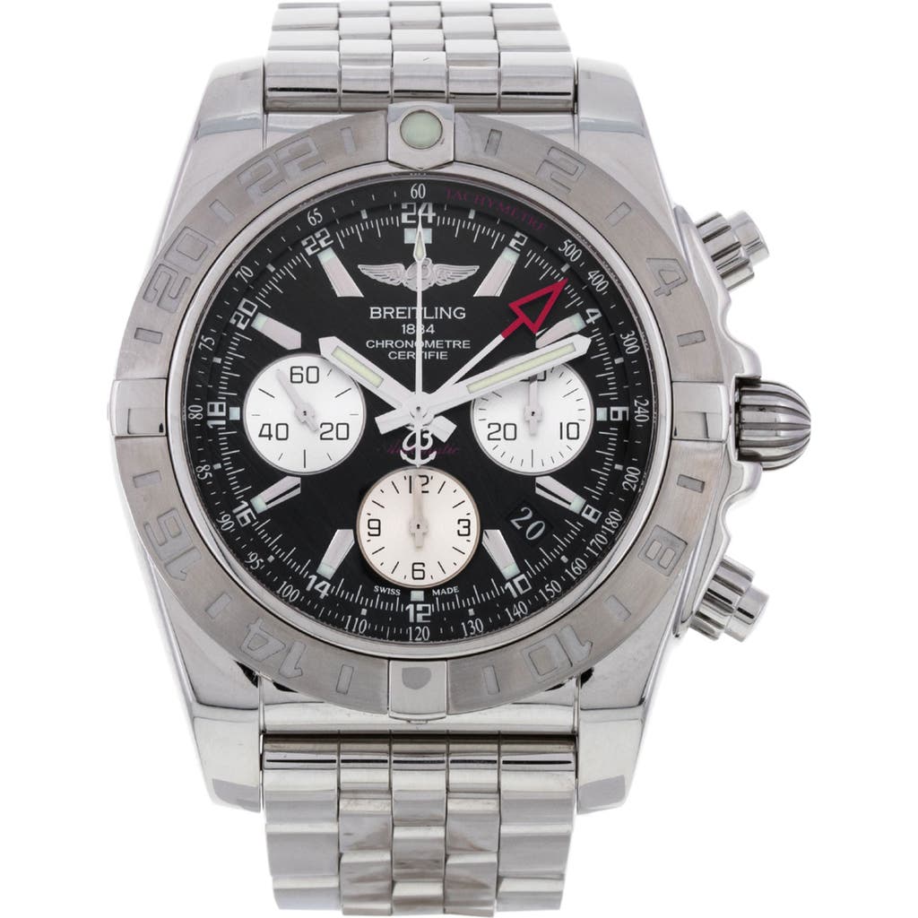 Watchfinder & Co. Breitling  Chronomat 44 Gmt Chronograph Bracelet Watch, 44mm In White