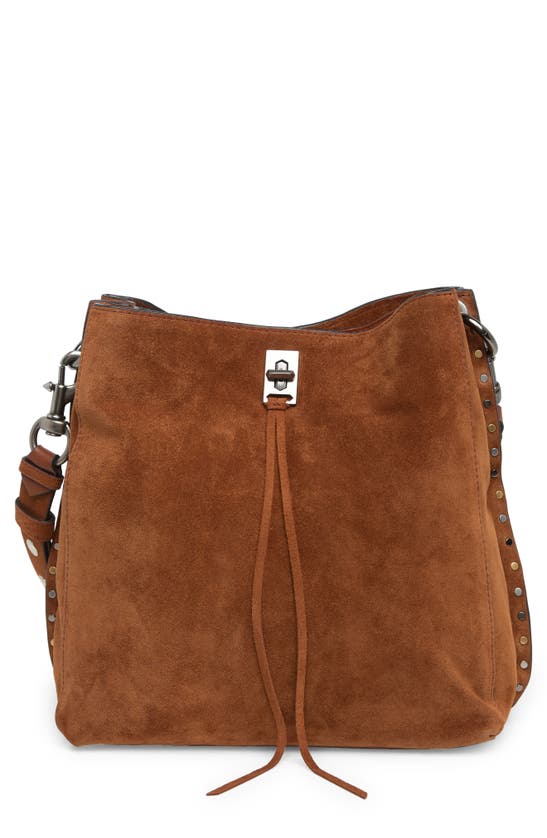 Rebecca Minkoff Darren Deerskin Leather Shoulder Bag In Rodeo